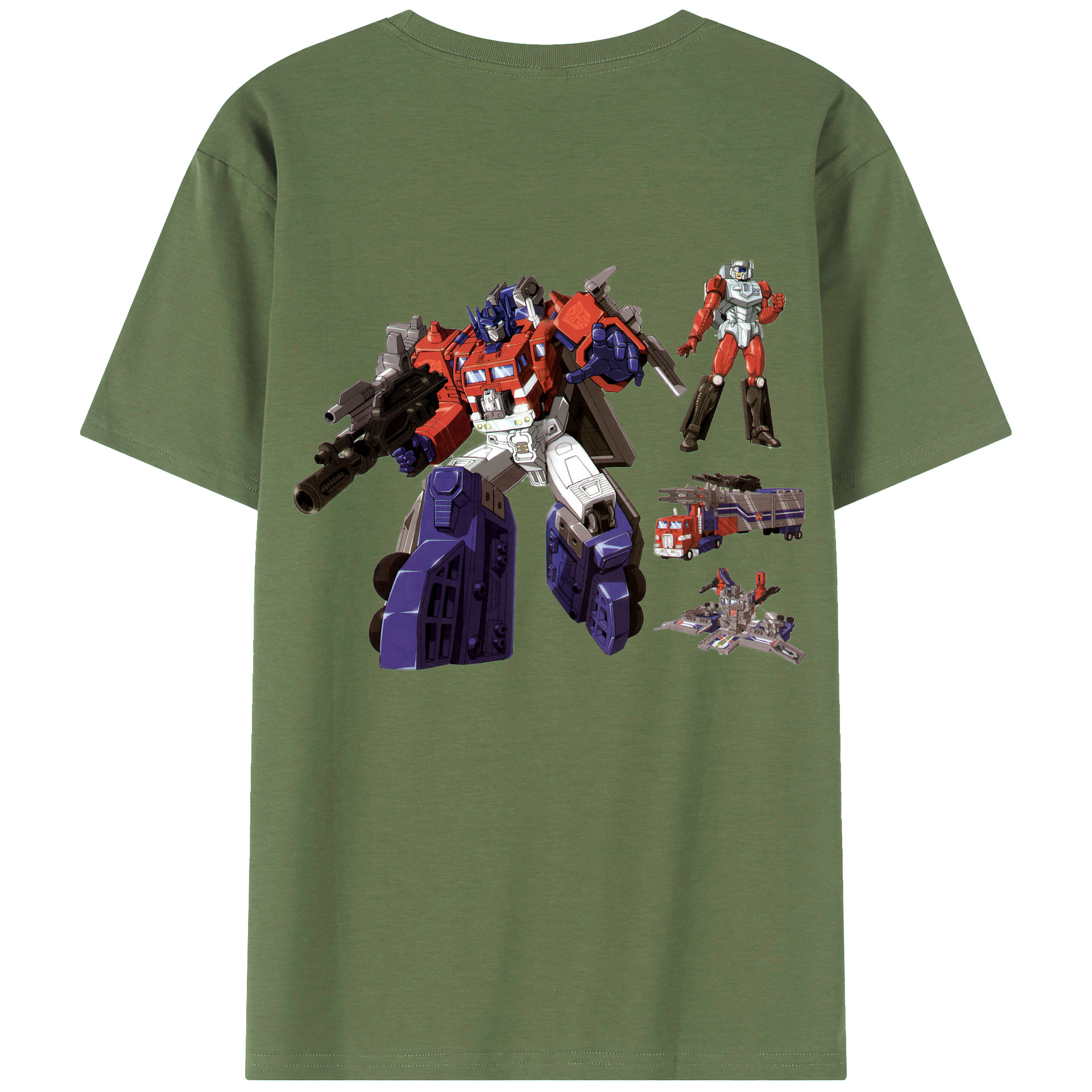 （画像用）  綿100％ メンズ半袖Tシャツ（バックプリント） 通気性